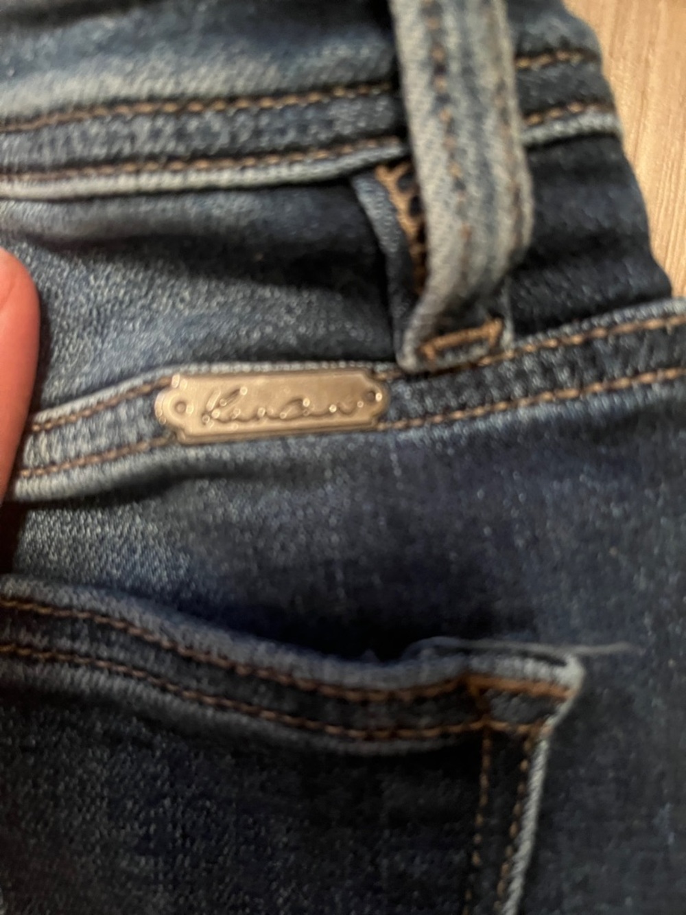 KanCan Dark Blue Ripped Skinny Jeans - Picture 3 of 4